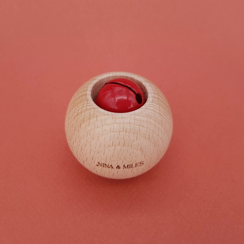 HOCHET JINGLA BOULE rouge cerise