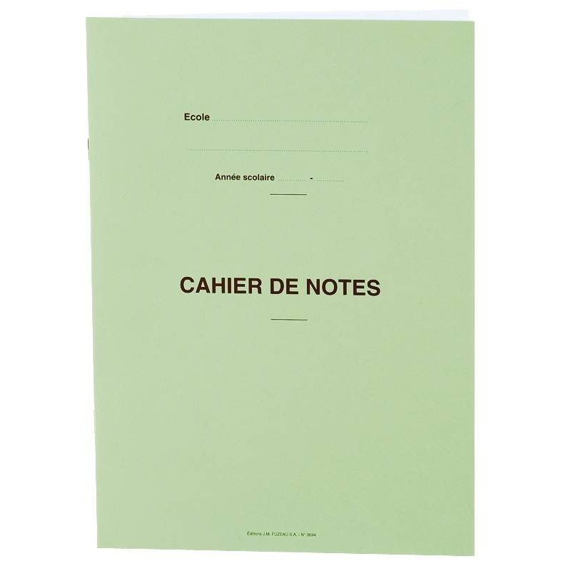 CAHIER DE NOTES 10 RELEVES