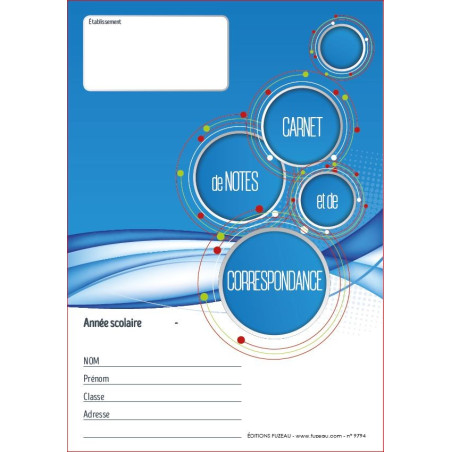 CARNET DE NOTES ET DE CORRESPONDANCE