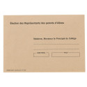 ENVELOPPES BULLE MADAME MONSIEUR LE PRINCIPAL RECTO