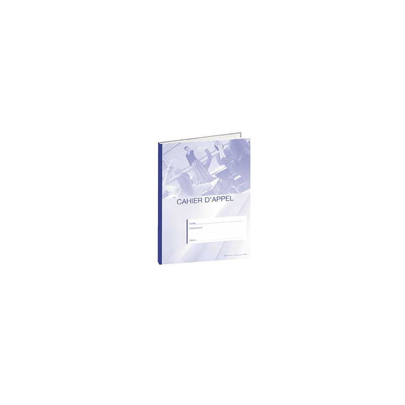 CAHIER D'APPEL 8 HEURES DE COURS BLEU