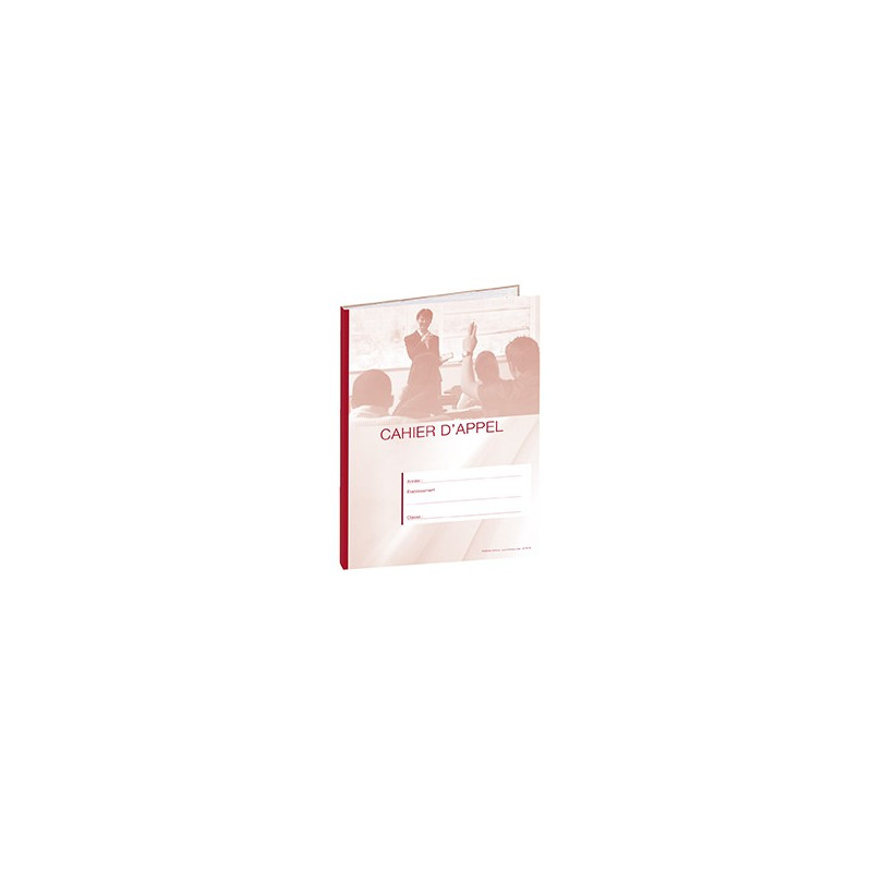 CAHIER D APPEL 9 HEURES DE COURS ROUGE