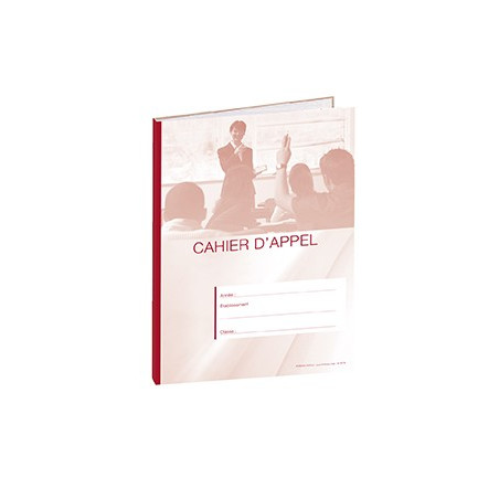 CAHIER D APPEL 9 HEURES DE COURS ROUGE