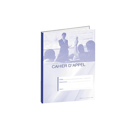 CAHIER D APPEL 9 HEURES DE COURS BLEU