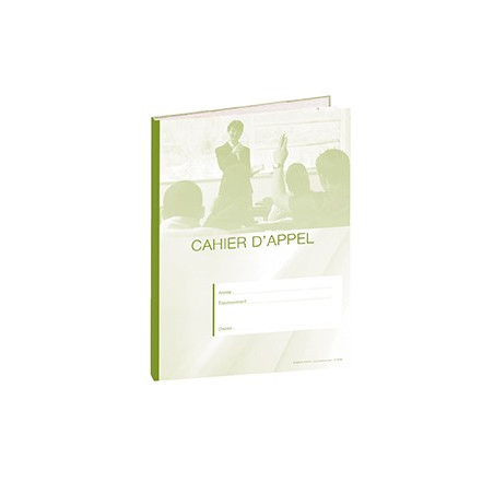 CAHIER D APPEL 9 HEURES DE COURS VERT
