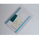 LOT DE 10 ETUI TRANSPARENT POUR CARTE SCOLAIRE