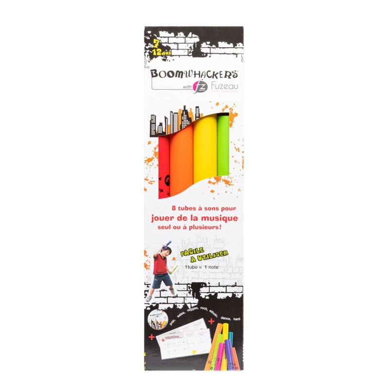PACK 8 TUBES BOOMWHACKERS COLORES
