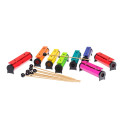CLASSIC METALLONOTES FUZEAU 8 LAMES SEPAREES COLOREES