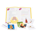 COFFRET LIVRE CD ATELIER D EVEIL MUSICAL JAUNE