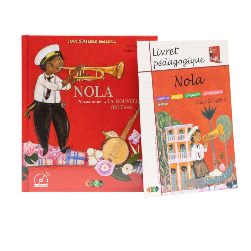 LIVRE-CD ET LIVRET PEDAGOGIQUE NOLA 