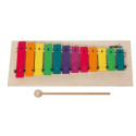 CARILLON SOPRANO 12 LAMES COLOREES SUR TABLE