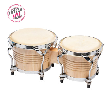 BONGO FUZEAU avec peaux naturelles