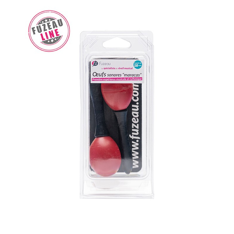 OEUFS SONORES MARACAS FUZEAU SOUS BLISTER