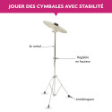 PIED POUR CYMBALE
