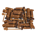 LOT DE 10 TUBES RESONANTS 2 TONS FUZEAU PETIT MODLE