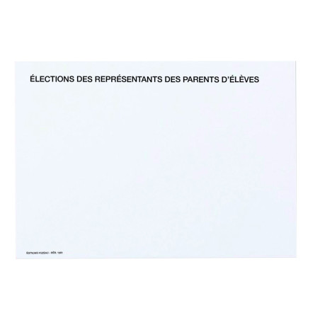 Enveloppes élections Blanche - Enveloppes 100% recyclées