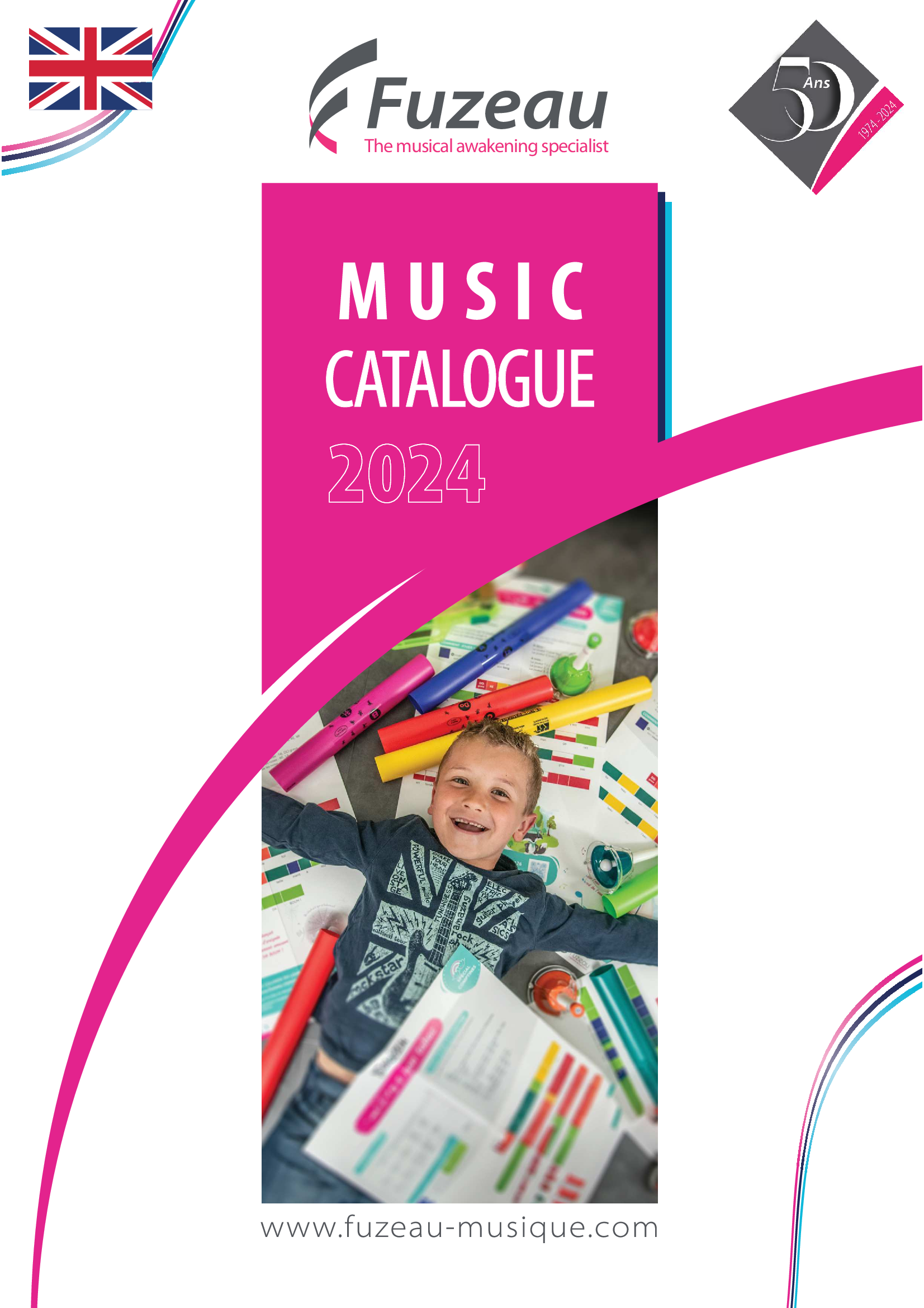 COUVERTURE CATALOGUE ANGLAIS FUZEAU 2024