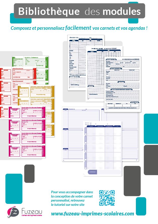 Palette des modules FUZEAU