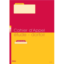 CAHIER APPEL ETUDE DORTOIR