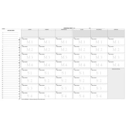 CAHIER D'APPEL 8 HEURES DE COURS DE COULEUR VERT