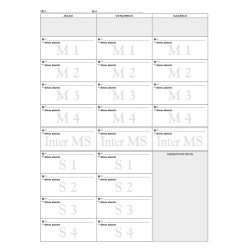 CAHIER D'APPEL 9 HEURES DE COURS DE COULEUR VERT