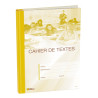 CAHIER DE TEXTES DE COULEUR JAUNE