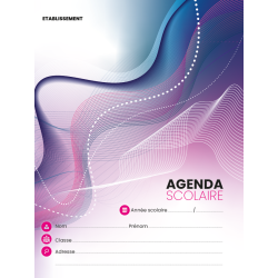AGENDA SCOLAIRE POUR LES ELEVES DE COLLEGES, LYCEES, ...