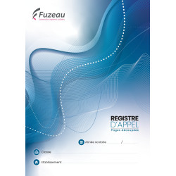 REGISTRE D'APPEL CONTROLE PAR DEMI-JOURNEE AVEC PAGES DECOUPEES