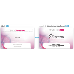 CARTES selon modèles de Gabarits FUZEAU