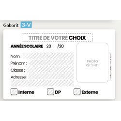 CARTES selon modèles de Gabarits FUZEAU