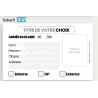 CARTES selon modèles de Gabarits FUZEAU