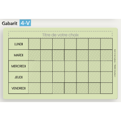 CARTES selon modèles de Gabarits FUZEAU