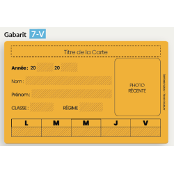 CARTES selon modèles de Gabarits FUZEAU