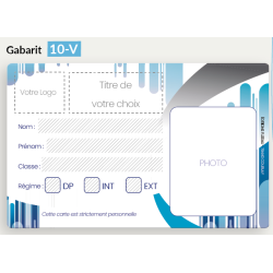 CARTES selon modèles de Gabarits FUZEAU
