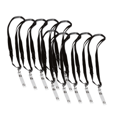 BOITE DE 10 CORDONS REGLABLES TEXTILE NOIR