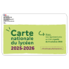CARTE NATIONALE DU LYCEEN