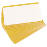 CARTE EN PVC JAUNE AVEC OVERLAY