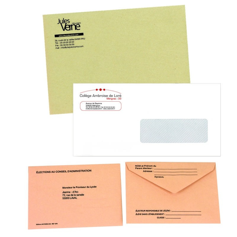 ENVELOPPES PERSONNALISÉES ENVELOPPES PERSONNALISÉES