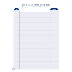 CARNET DE LIAISON PRIMAIRE SPECIAL ECOLES