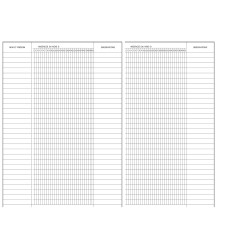 REGISTRE JOURNALIER POUR LE SUIVI DES PRESENCES ET ABSENCES DU PERSONNEL