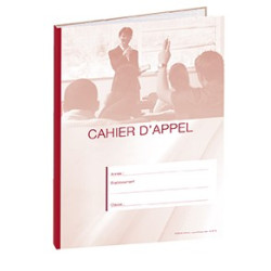 CAHIER D'APPEL 9 HEURES DE COURS DE COULEUR ROUGE