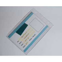 LOT DE 10 ETUIS TRANSPARENTS POUR LES CARTES SCOLAIRES