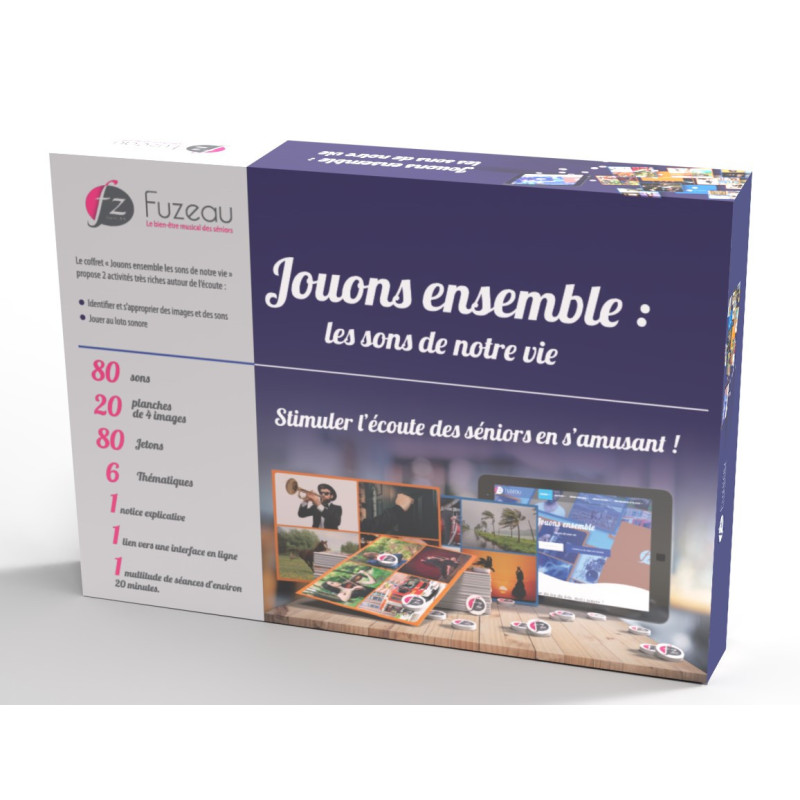 Jeu Sensoriel | Stimule Mémoire | Personnes Agées | Fuzeau