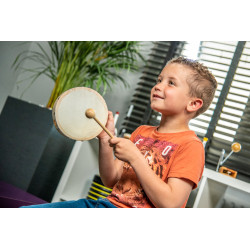 TAMBOURIN | Ø 15 CM | Peau Naturelle |Fuzeau