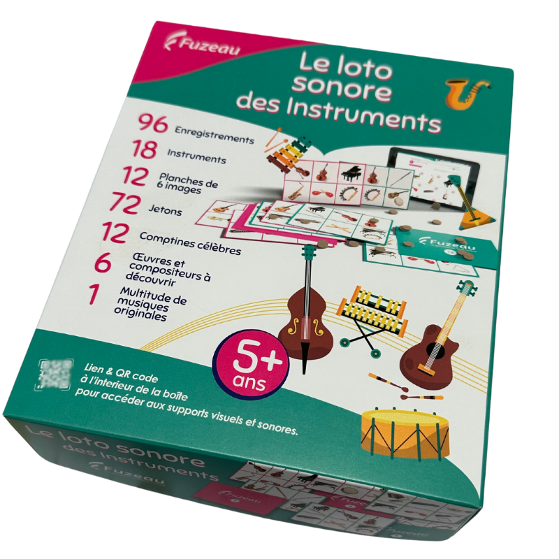 Loto Sonore des Instruments | Jeux Educatif | 5 ans | Fuzeau Loto Sonore des Instruments | Jeux Educatif | 5 ans | Fuzeau