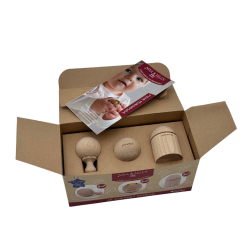 Coffret 3 Objets Sonores | En bois de Hêtre | Fabrication Française | Fuzeau