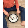 TONGUE DRUM |  diamètre 18 cm | BLANC | FUZEAU
