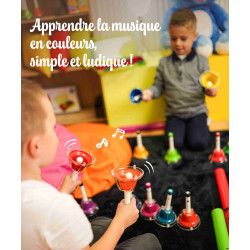 FUZEAU JEU DIATONIQUE DE 8 CLOCHES ACCORDEES