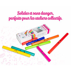 LOT DE BOOMWHACKERS ALTO DIATONIQUE 8 NOTES