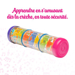 Moyen Bâton de Pluie | Plastique Coloré | Éveil musical | Fuzeau